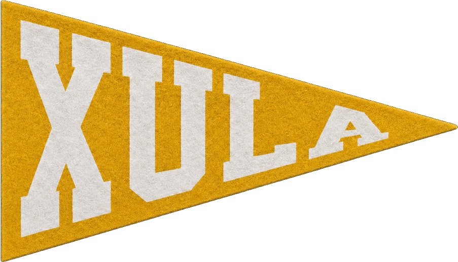 XULA Felt Pennant Mockup